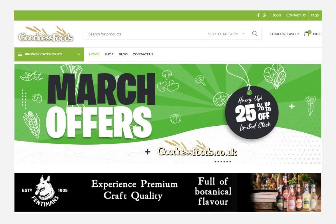 goodness direct website design