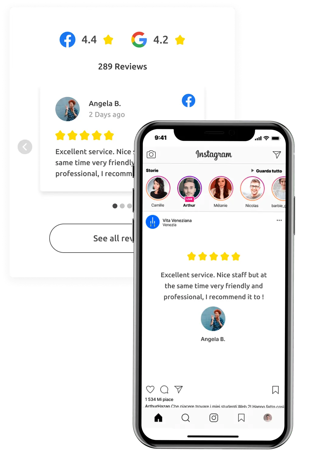 Customer Review Management 27 google facebook reviews